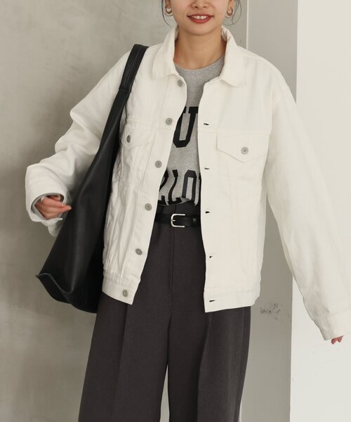 JOURNAL STANDARD（ジャーナルスタンダード）の「デニムジャケット（デニムジャケット・レディース・ブルー系その他/ホワイト・FREE）」の7枚目の写真