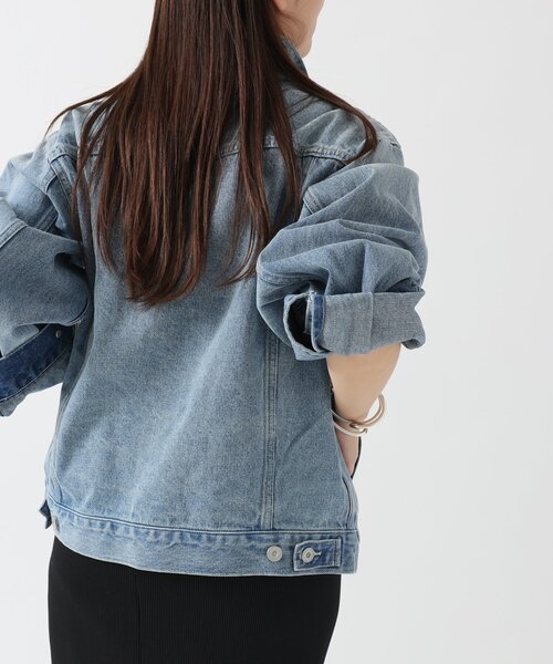 JOURNAL STANDARD（ジャーナルスタンダード）の「デニムジャケット（デニムジャケット・レディース・ブルー系その他/ホワイト・FREE）」の16枚目の写真