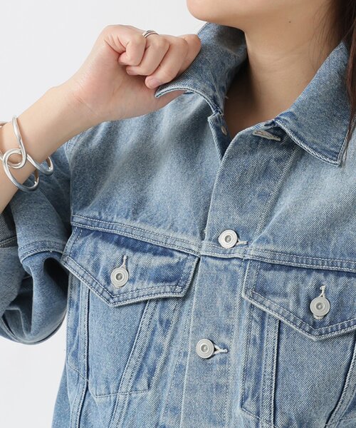 JOURNAL STANDARD（ジャーナルスタンダード）の「デニムジャケット（デニムジャケット・レディース・ブルー系その他/ホワイト・FREE）」の19枚目の写真