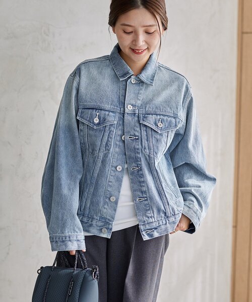 JOURNAL STANDARD（ジャーナルスタンダード）の「デニムジャケット（デニムジャケット・レディース・ブルー系その他/ホワイト・FREE）」の20枚目の写真