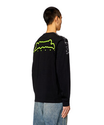 DIESEL 青 長袖 Tシャツ Amazon | [ディーゼル] Tシャツ (M) ブランド ONLY the BRAVE