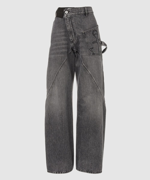 JW Anderson(ジェイダブリューアンダーソン)の「パンツ(デニムパンツ・レディース・グレー・26)」の1枚目の写真
