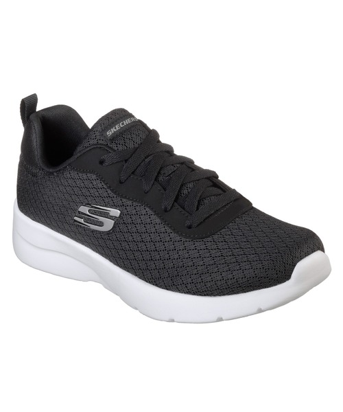 SKECHERS(スケッチャーズ)の「SKECHERS DYNAMIGHT 2.0 - EYE TO EY / スケッチャーズ ダイナマイト2.0-アイ・トゥ・アイ【幅広 ワイドタイプ 】(スニーカー・レディース・ブラック・24cm/23.5cm/23cm/22.5cm/25cm/24.5cm)」の1枚目の写真