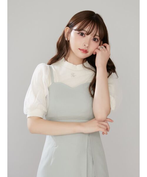 EATME（イートミー）の「ベルテッドスリットワンピース（ワンピース・レディース・ブラック/ベージュ/グリーン・SMALL/MEDIUM）」の22枚目の写真