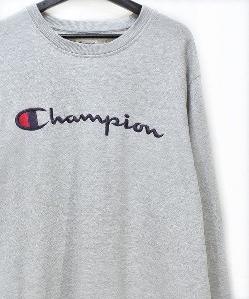 【ヴィンテージ古着】Champion / チャンピオン ロゴ刺繍 クルーネックスウェット(スウェット)|Champion(チャンピオン)