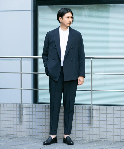 URBAN RESEARCH DOORS（アーバンリサーチドアーズ）の「『イージーケア』LIFE STYLE TAILOR　4WAYストレッチコンフォータブルパンツ（スーツパンツ・メンズ・ネイビー/モカ/カーキ・SMALL/MEDIUM/LARGE/X-LARGE）」の18枚目の写真