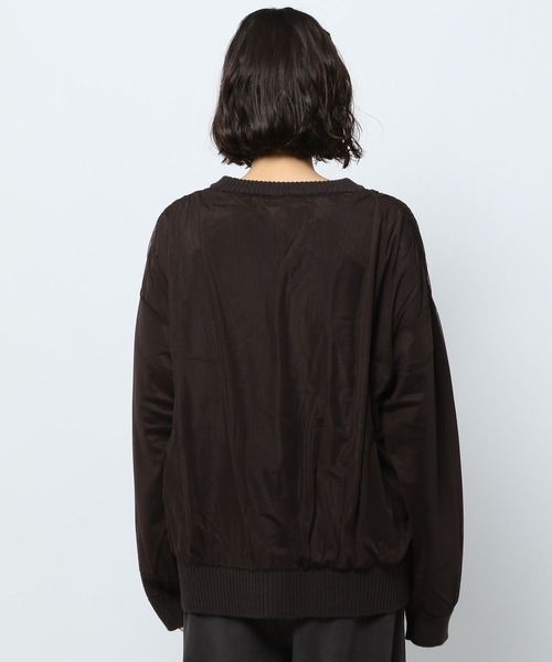 niko and...（ニコアンド）の「チュールドッキングVカーディガン（カーディガン/ボレロ・レディース・オレンジ/アイボリー/ブラック・SHORT/LONG）」の15枚目の写真