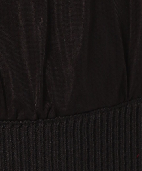 niko and...（ニコアンド）の「チュールドッキングVカーディガン（カーディガン/ボレロ・レディース・オレンジ/アイボリー/ブラック・SHORT/LONG）」の6枚目の写真