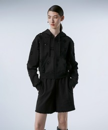 JNBY | Laser-cut Floral Hooded Sweatshirt(パーカー)