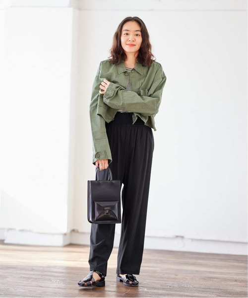 JOURNAL STANDARD ナイロンストレッチパンツ　36 ブラック JOURNAL STANDARD（ジャーナルスタンダード）の「ナイロン