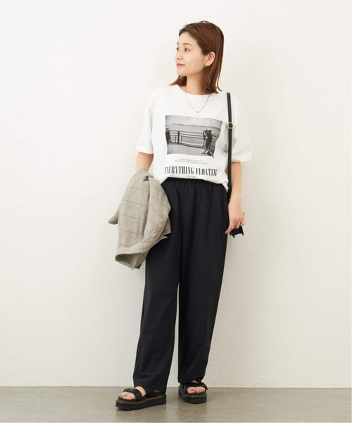 JOURNAL STANDARD ナイロンストレッチワイドパンツ　　黒　ブラック セール】《WEB限定追加5》【接触冷感/防しわ/洗える/撥水