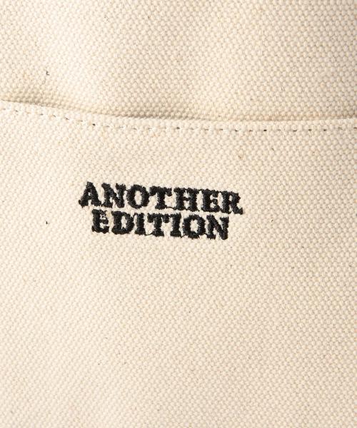 Another Edition(アナザーエディション)の「キャンバストートMサイズ/AE CANVAS TOTE M(トートバッグ・レディース・ホワイト/ブラック/ブラウン・フリー)」の5枚目の写真