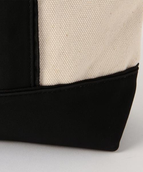 Another Edition(アナザーエディション)の「キャンバストートMサイズ/AE CANVAS TOTE M(トートバッグ・レディース・ホワイト/ブラック/ブラウン・フリー)」の6枚目の写真