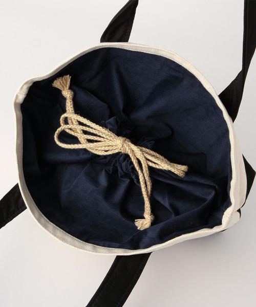 Another Edition(アナザーエディション)の「キャンバストートMサイズ/AE CANVAS TOTE M(トートバッグ・レディース・ホワイト/ブラック/ブラウン・フリー)」の7枚目の写真