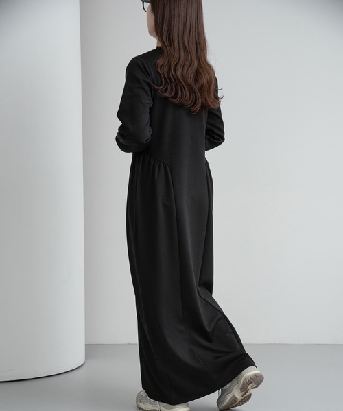 未使用品　LOHEN GUSSET COCOON ONE PIECE BLACK コクーンワンピース 8オンスデニム | OPナガソデ | 【公式】D*g*y