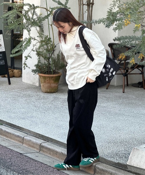 kaoyorinakami(カオヨリナカミ)の「kaonaka eco bag / カオナカエコバック(エコバッグ/サブバッグ・メンズ・ブラック/アイボリー・FREE)」の16枚目の写真