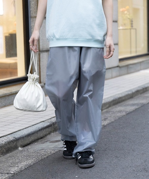 FORECAST(フォーキャスト)の「【FORECAST】軽量&撥水ポリエステルパンツ キャンプ アウトドア 雨の日 レインパンツ 2206/2218(その他パンツ・メンズ・ブラック/シルバー/ネイビー/レッド/グリーン・M/L/XL/S)」の8枚目の写真