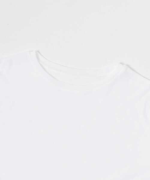 URBAN RESEARCH（アーバンリサーチ）の「強撚シアーカットソー（Tシャツ/カットソー・レディース・ピンク/イエロー/オフホワイト/チャコールグレー・FREE）」の6枚目の写真