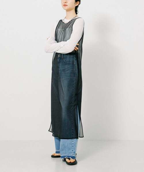 URBAN RESEARCH（アーバンリサーチ）の「強撚シアーカットソー（Tシャツ/カットソー・レディース・ピンク/イエロー/オフホワイト/チャコールグレー・FREE）」の13枚目の写真