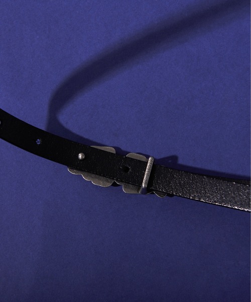 Ellno Loset(エルノロゼット)の「ローズバックルベルト(ベルト・メンズ・ブラック・FREE)」の4枚目の写真