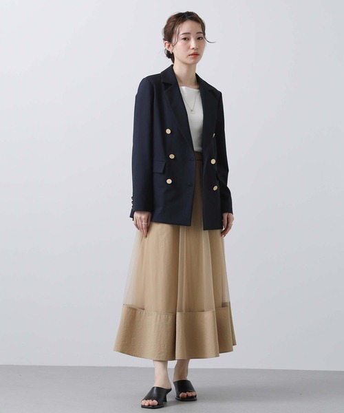 Gready Brilliant（グレディブリリアン）の「フライス２ｗａｙタンク（タンクトップ・レディース・ライトグレー/オフホワイト/チャコールグレー/ライトブルー・38）」の9枚目の写真