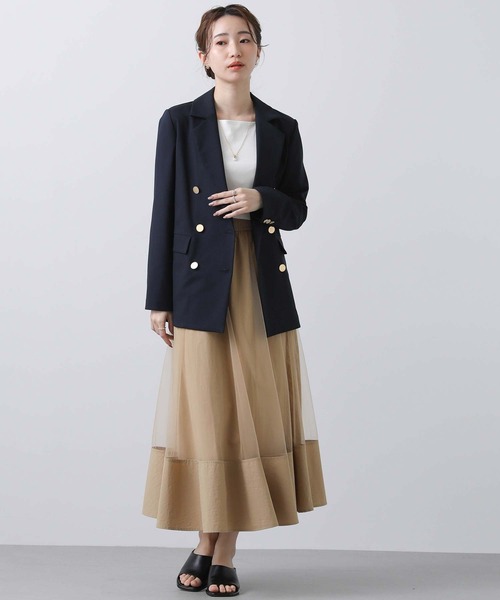 Gready Brilliant（グレディブリリアン）の「フライス２ｗａｙタンク（タンクトップ・レディース・ライトグレー/オフホワイト/チャコールグレー/ライトブルー・38）」の10枚目の写真