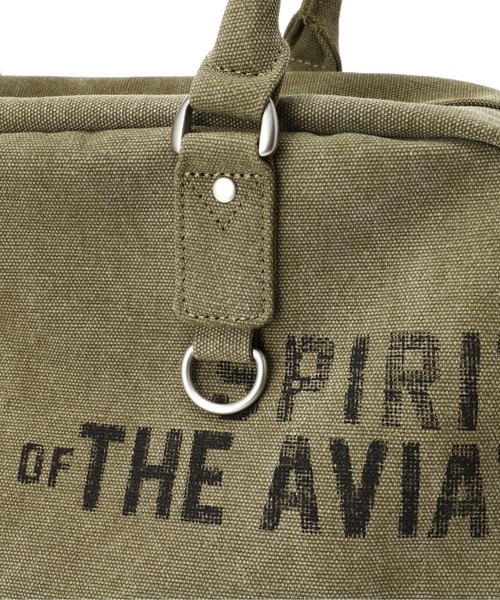 AVIREX(アヴィレックス)の「STENCIL BOSTON BAG/ステンシルボストンバッグ(ボストンバッグ・レディース・オリーブ・FREE)」の13枚目の写真