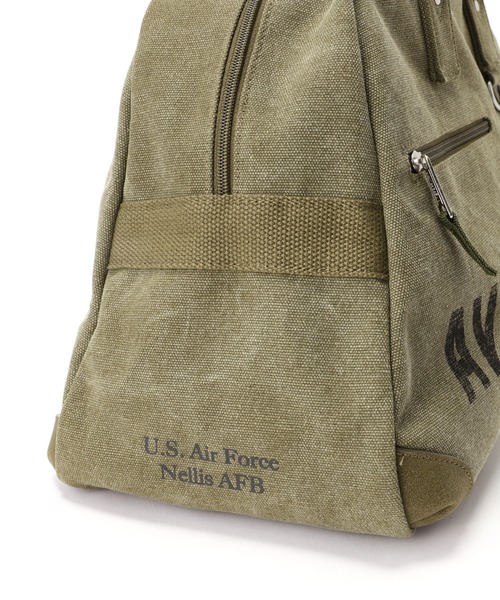 AVIREX(アヴィレックス)の「STENCIL BOSTON BAG/ステンシルボストンバッグ(ボストンバッグ・レディース・オリーブ・FREE)」の14枚目の写真