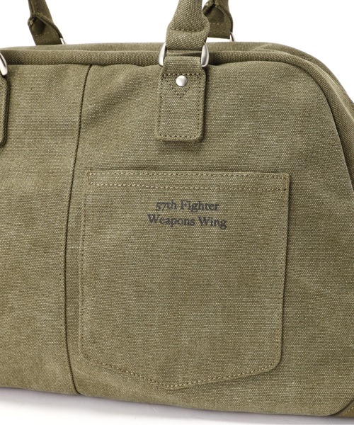 AVIREX(アヴィレックス)の「STENCIL BOSTON BAG/ステンシルボストンバッグ(ボストンバッグ・レディース・オリーブ・FREE)」の15枚目の写真