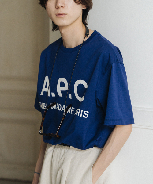 A.P.C - アーペーセー　a.p.c. レディーストップス　カットソー　プルオーバーTシャツ 楽天市場】アーペーセー Tシャツ レディース ロゴ 半袖