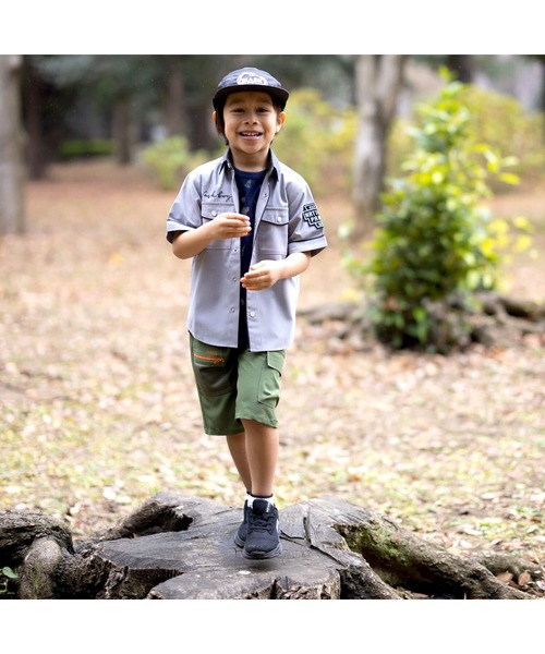 WASK（ワスク）の「【接触冷感】ファンマートロストレッチパイピングバイカラーシャツ(100~160cm)（シャツ/ブラウス・キッズ・グレー・110cm/120cm/140cm/150cm/160cm/130cm/100cm）」の15枚目の写真