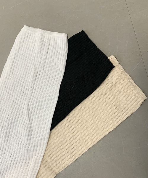 non-hedge(ノンヘッジ)の「透かし編みショート丈ニットトップス(ニット/セーター・レディース・ブラック/ベージュ/オフホワイト・FREE)」の7枚目の写真