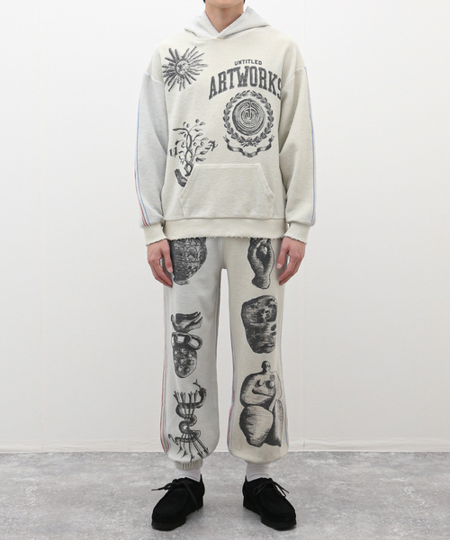 untitled artworks / アンタイトルドアートワークス】Hoodie Reversed