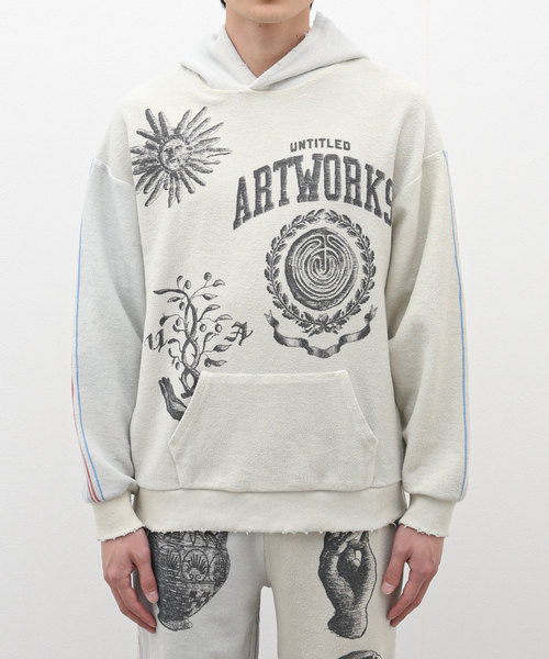 untitled artworks / アンタイトルドアートワークス】Hoodie Reversed
