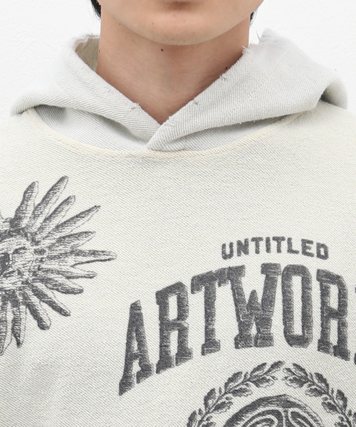 untitled artworks / アンタイトルドアートワークス】Hoodie Reversed