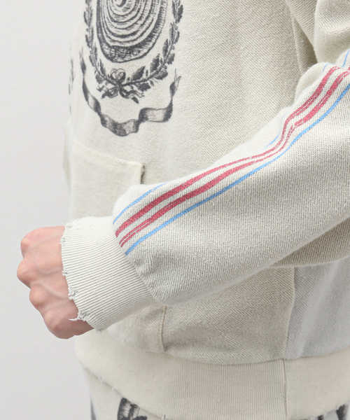 EDIFICE(エディフィス)の「【untitled artworks / アンタイトルドアートワークス】Hoodie Reversed Double(パーカー・メンズ・アイボリー・SMALL)」の11枚目の写真