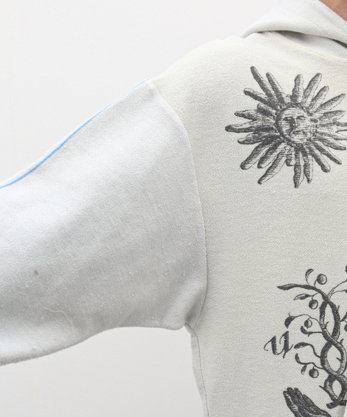 EDIFICE(エディフィス)の「【untitled artworks / アンタイトルドアートワークス】Hoodie Reversed Double(パーカー・メンズ・アイボリー・SMALL)」の15枚目の写真
