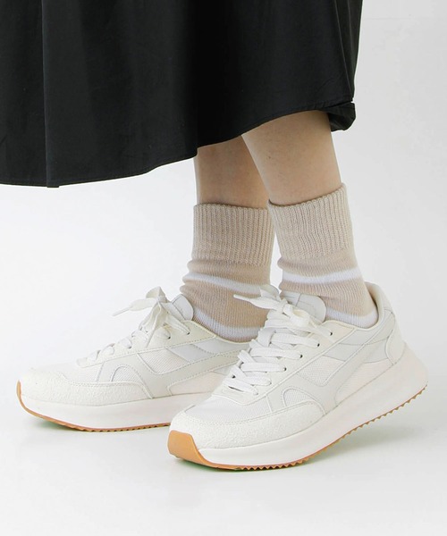 MoonStar（ムーンスター）の「MOONSTAR JAGUAR JOG 1 Skooler ムーンスター ジャガージョグ スクーラー スニーカー 厚底（スニーカー・レディース・グレー系その他/ブラック/アイボリー/ベージュ/ブラック系その他・23/22/25/24/28/27/26）」の22枚目の写真