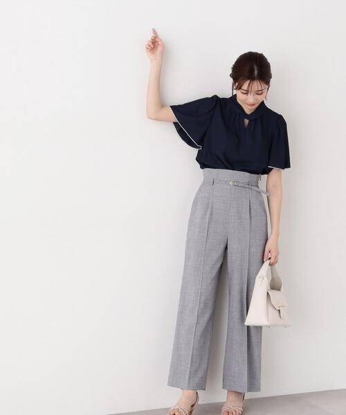 PROPORTION BODY DRESSING（プロポーションボディドレッシング）の「タックワイドパンツ / 1214130407（その他パンツ・レディース・ホワイト系その他/ブラック/ブルー・SMALL/MEDIUM）」の5枚目の写真