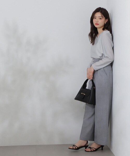 PROPORTION BODY DRESSING（プロポーションボディドレッシング）の「タックワイドパンツ / 1214130407（その他パンツ・レディース・ホワイト系その他/ブラック/ブルー・SMALL/MEDIUM）」の17枚目の写真