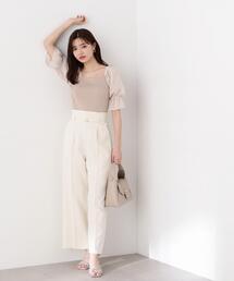 PROPORTION BODY DRESSING | タックワイドパンツ / 1214130407(その他パンツ)