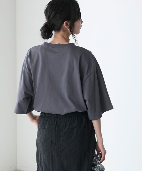 今季リボンTシャツ ◇【110-140cm】肩開きリボン使いTシャツ（Tシャツ） | SHOO