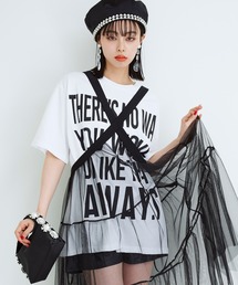 Narcissus | 【Narcissus】ロゴオーバーTシャツ(Tシャツ/カットソー)