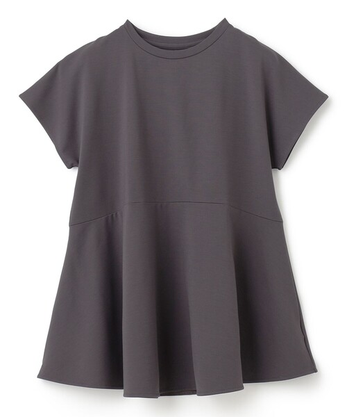 UNFILO(アンフィーロ)の「BEAUTY FORM ペプラムTシャツ(Tシャツ/カットソー・レディース・ホワイト系/グレー系/ベージュ系2/ネイビー系2/サックスブルー系/イエロー系/ブラック系・SMALL/MEDIUM/LARGE)」の19枚目の写真