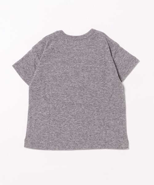 HAKKA BABY（ハッカベビー）の「[ベビー]フルーツ刺繍Tシャツ（Tシャツ/カットソー・キッズ・杢グレー/ライトグリーン・L）」の3枚目の写真