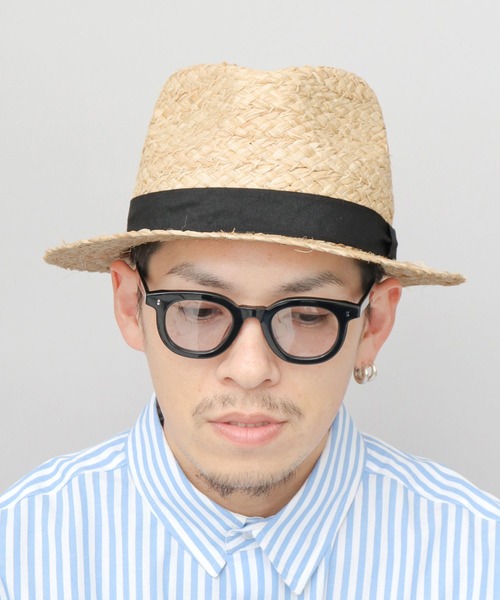 ReqHatter(レックハッター)の「ラフィア ミドルブリム ブレードハット(ハット・メンズ・ベージュ・FREE)」の17枚目の写真