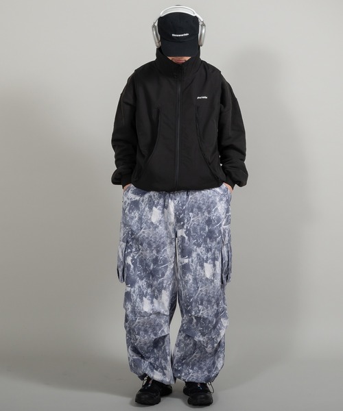 Perushu(ペルーシュ)の「アソートデザインカーゴスノーパンツ(カーゴパンツ・メンズ・ブラック/グレー系/ブラック系・SMALL/MEDIUM/LARGE)」の4枚目の写真