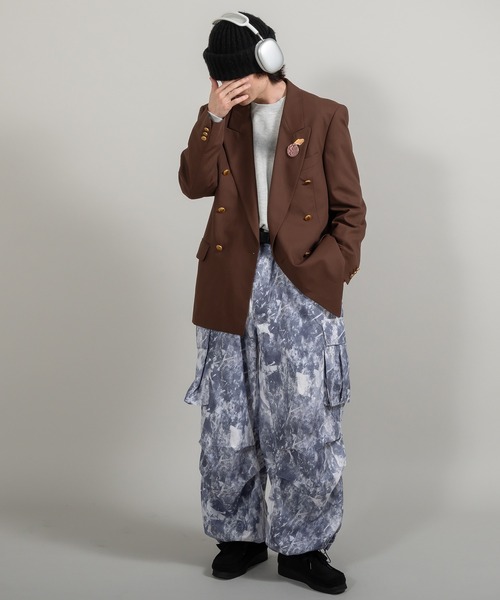 Perushu(ペルーシュ)の「アソートデザインカーゴスノーパンツ(カーゴパンツ・メンズ・ブラック/グレー系/ブラック系・SMALL/MEDIUM/LARGE)」の16枚目の写真