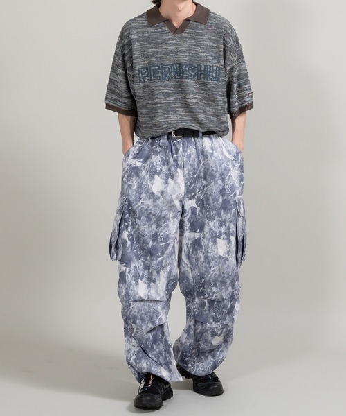 Perushu(ペルーシュ)の「アソートデザインカーゴスノーパンツ(カーゴパンツ・メンズ・ブラック/グレー系/ブラック系・SMALL/MEDIUM/LARGE)」の18枚目の写真