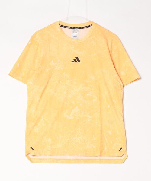 adidas(アディダス)の「アディダス adidas パワー ワークアウト 半袖Tシャツ(Tシャツ/カットソー・メンズ・ホワイト/ライトグリーン/オレンジ/ブラック・S/M/L/LL/3L)」の1枚目の写真